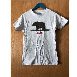 ‼️LAST CHANCE SALE‼️ LEVI'S Men's Short Sleeve Crew Neck Logo Tee White S